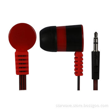 7mm Size Speaker Earphones for iPod, iPhone and iPad, 1.2m Cable Length